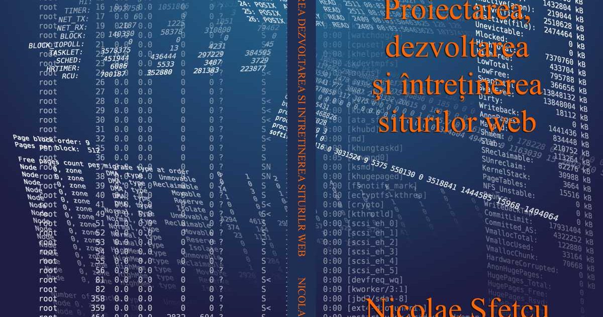 Proiectarea, dezvoltarea şi întreţinerea siturilor web
